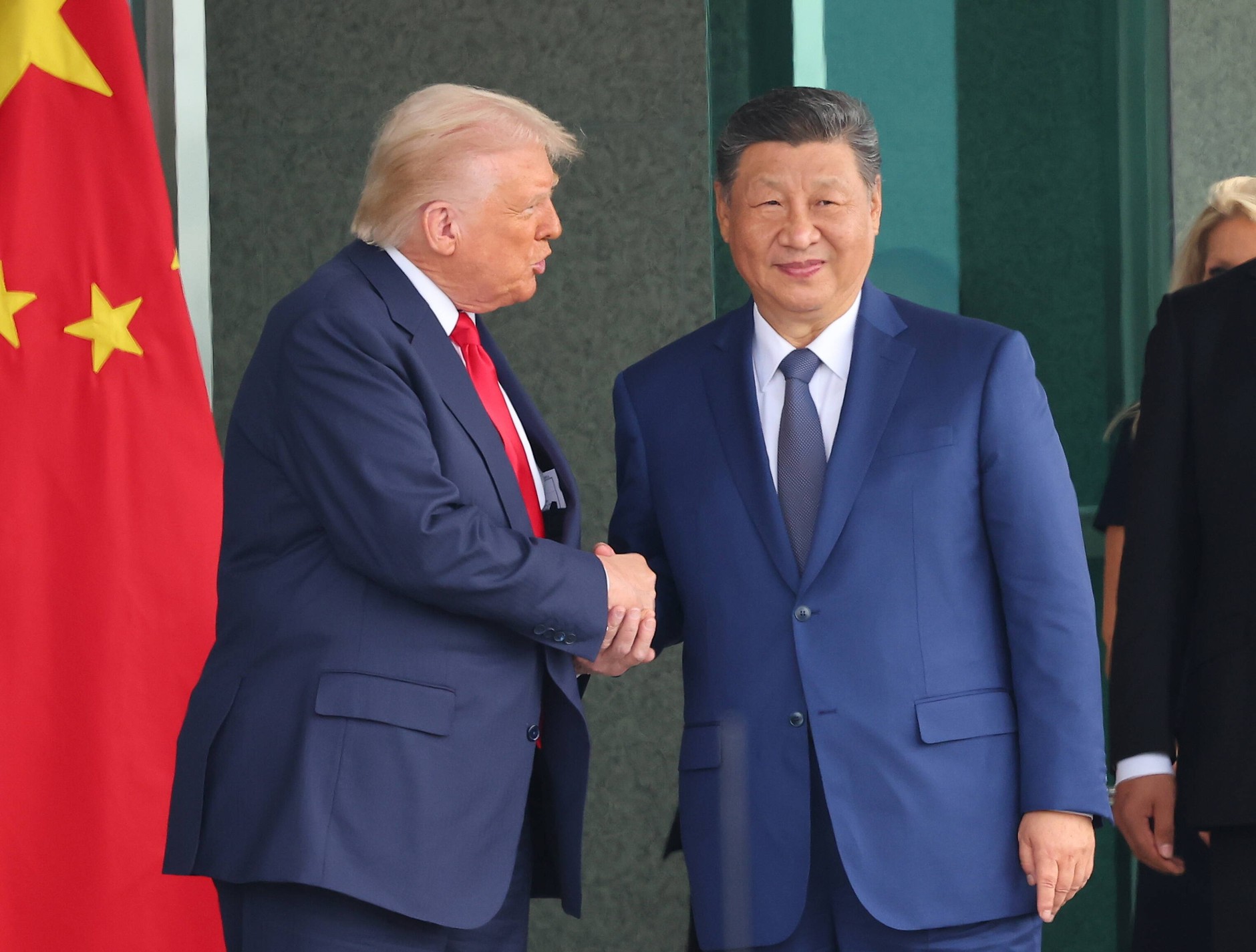 Donald Trump and Xi Jinping in Busan, South Korea, October 30, 2025.