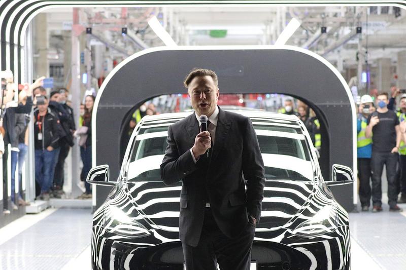 Elon Musk at the opening of the Tesla factory in Germany, Photo: Action Press / Shutterstock Editorial / Profimedia
