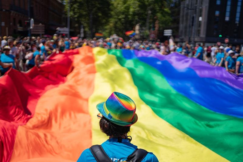 LGBT flag, in the colors of the rainbow, Photo: Jean-Marc Barrere / AFP / Profimedia