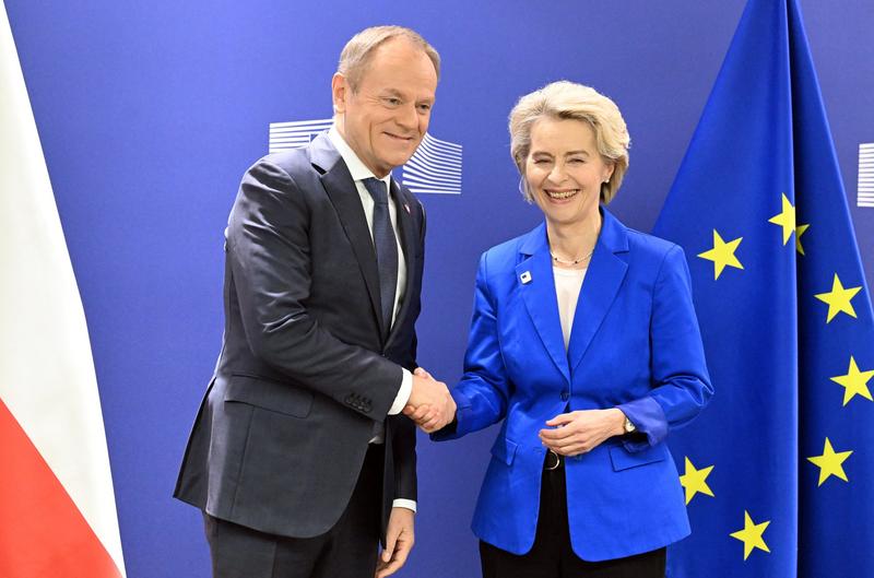 Donald Tusk and Ursula von der Leyen, Photo: AA/ABACA / Abaca Press / Profimedia