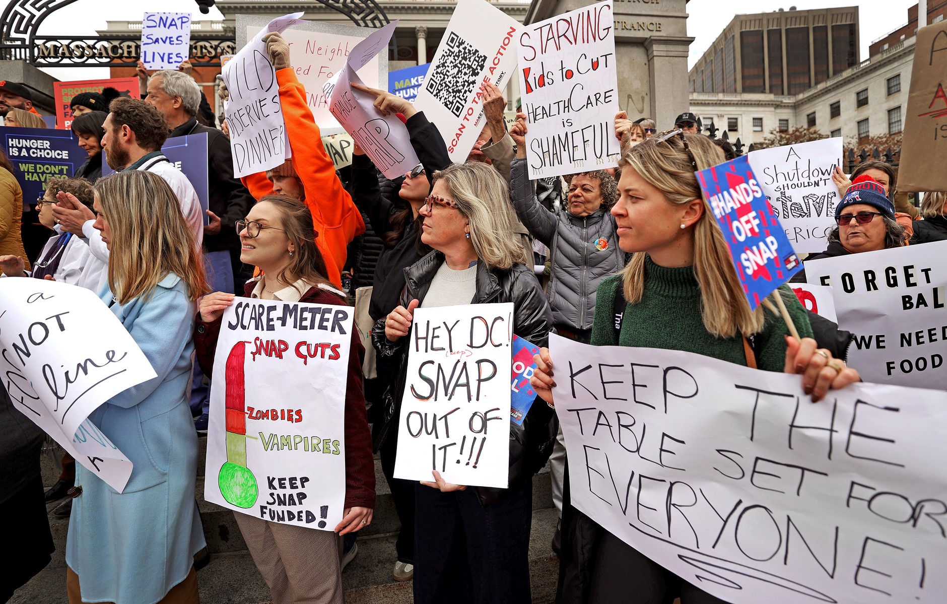 Rally in support of SNAP in Washington, DC, October 28, 2025.