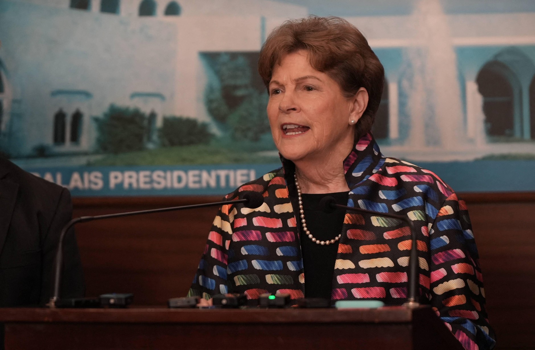 U.S. Senator Jeanne Shaheen during a visit to Beirut, Lebanon, August 26, 2025.
