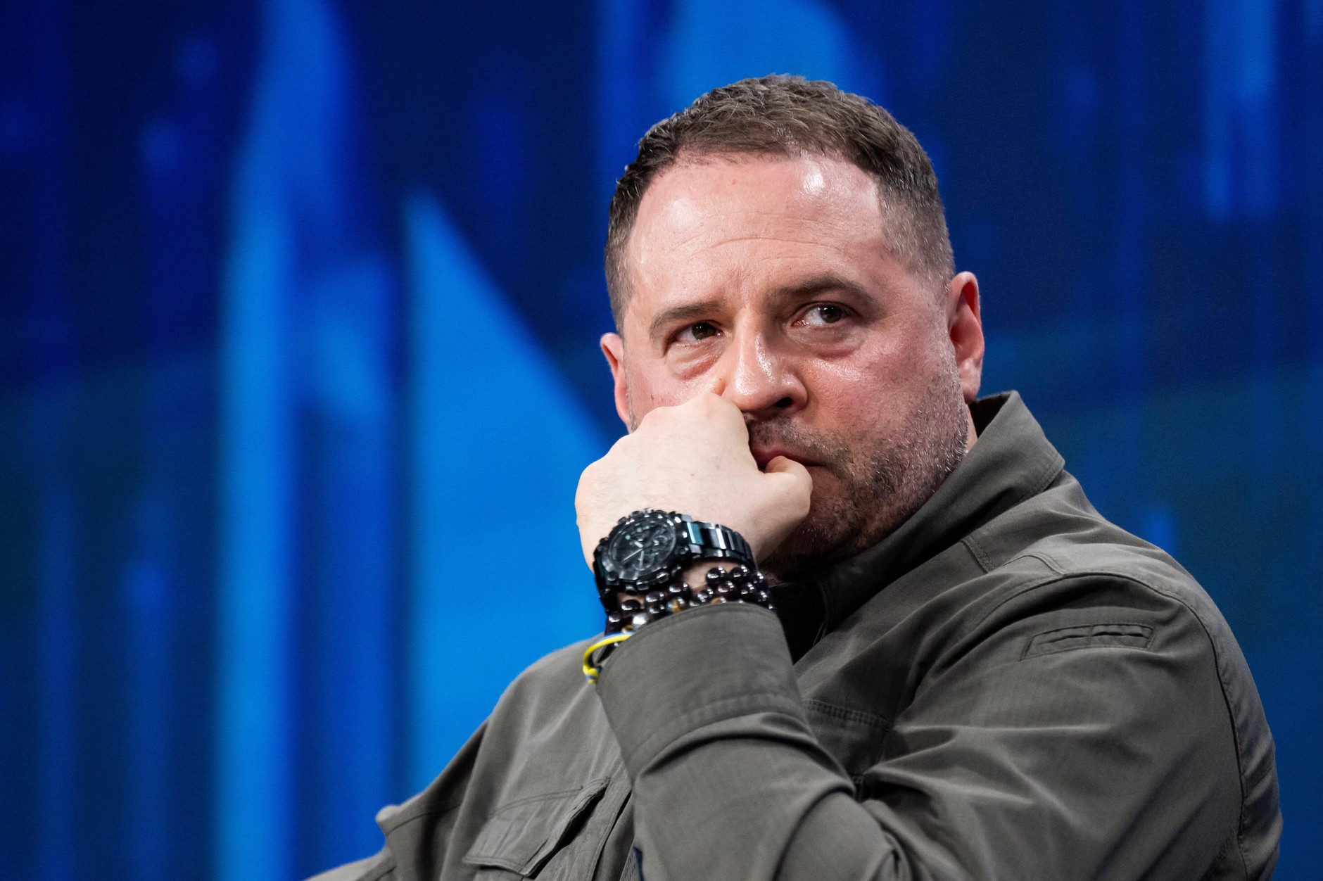Andriy Yermak in Kiev, February 25, 2024. 