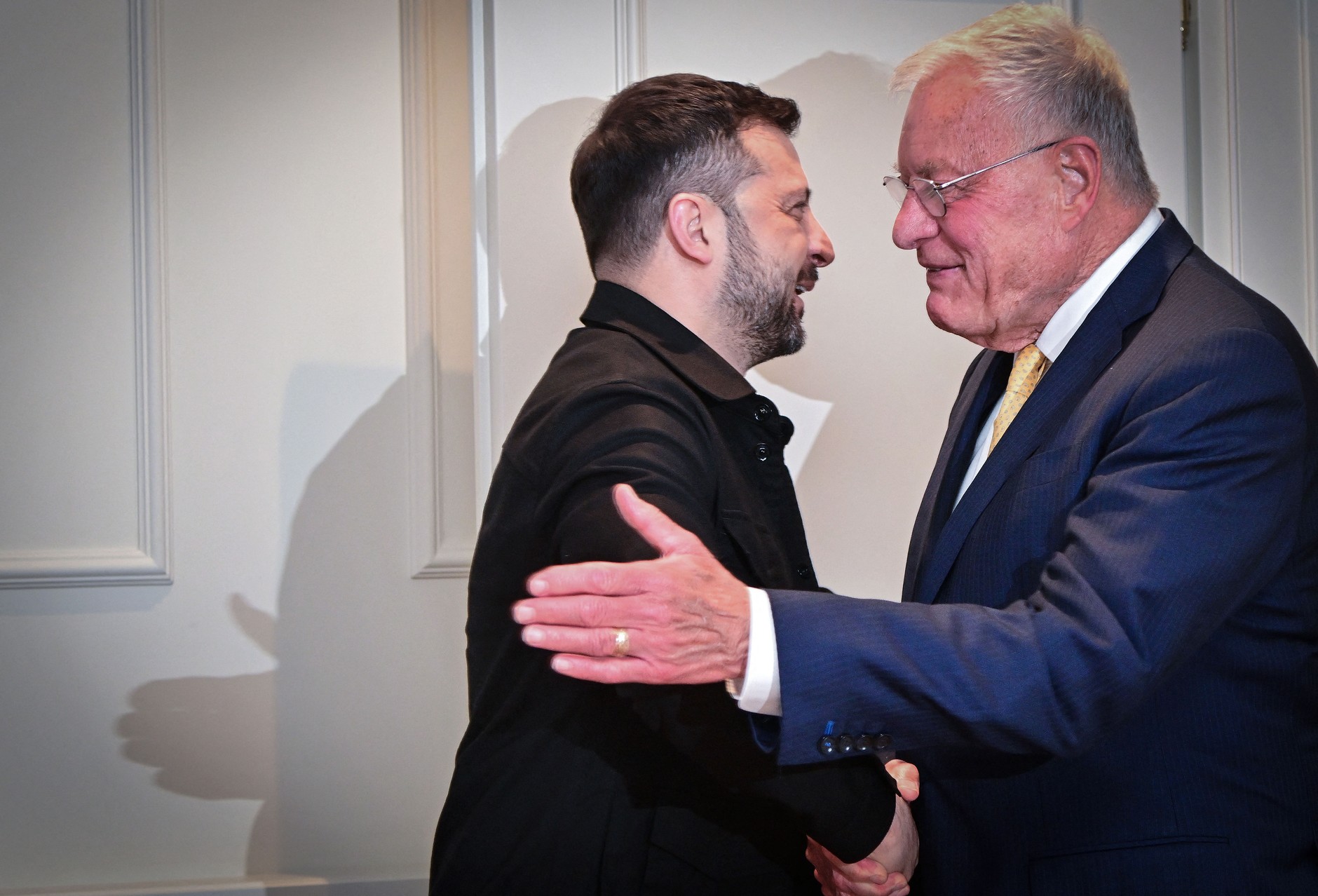 U.S. Special Envoy for Ukraine Keith Kellogg and Ukrainian President Volodymyr Zelensky in Rome, July 9, 2025.