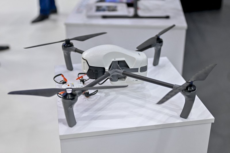 The Dutch army opened fire against drones flying over a restricted area