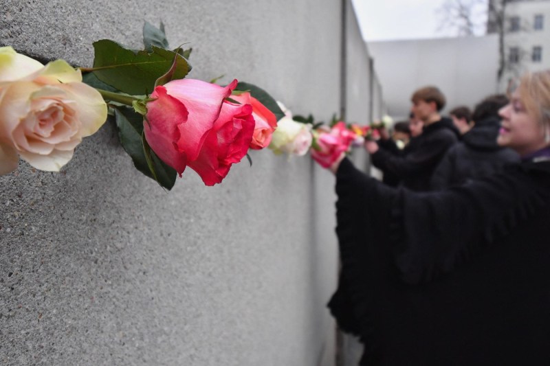 Germans celebrate 36 years since the fall of the Berlin Wall.