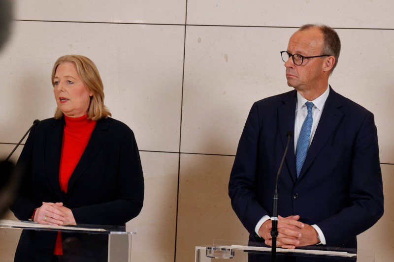 The coalition in Germany, in danger of falling apart.