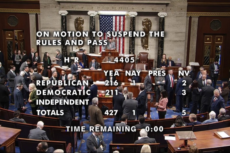 US Congress votes to release Epstein files. Decision taken with only one vote against
