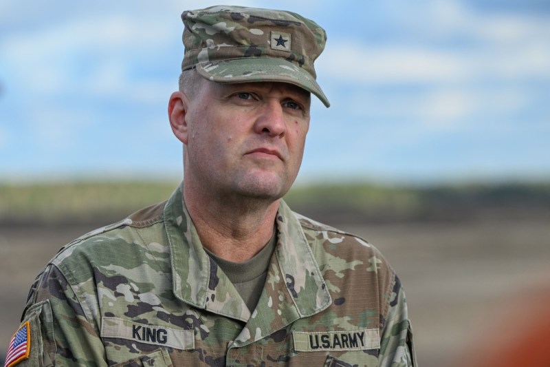 American General Curtis King, about troop reductions: 