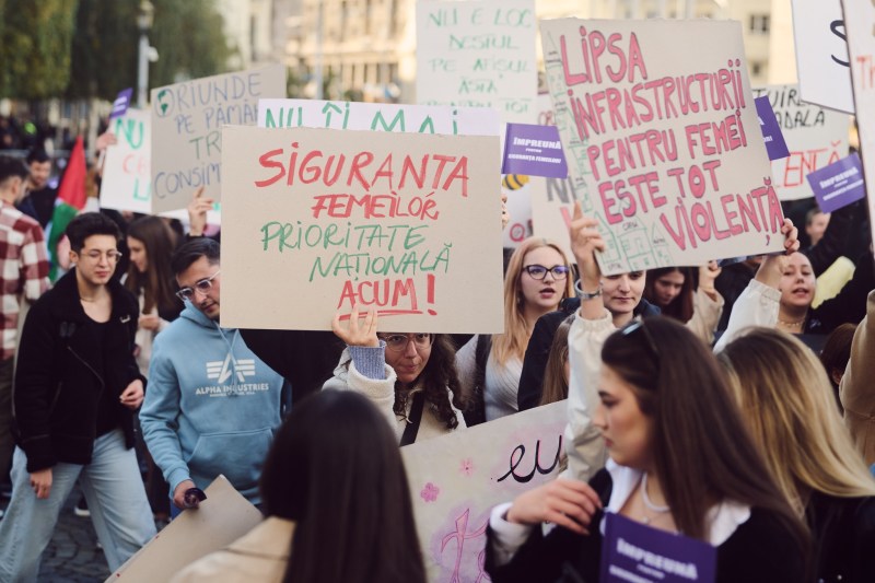 Women demand the right to feel safe everywhere: on the street, in bars, when they go out with friends: PHOTO: March of solidarity/Facebook page FILIA Center