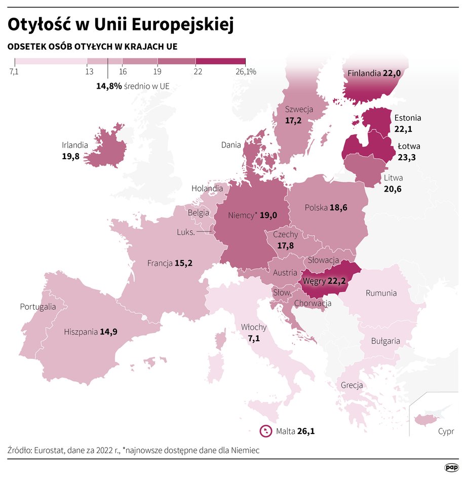 Obesity in the EU