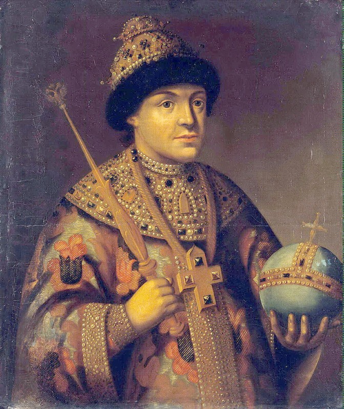 Tsar Fyodor III (1676-1682). Portrait from the collection of the St. Petersburg Hermitage