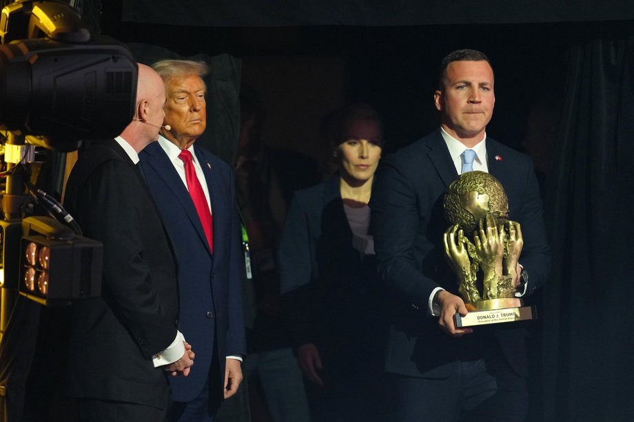Presentation of the FIFA Peace Prize to Donald Trump