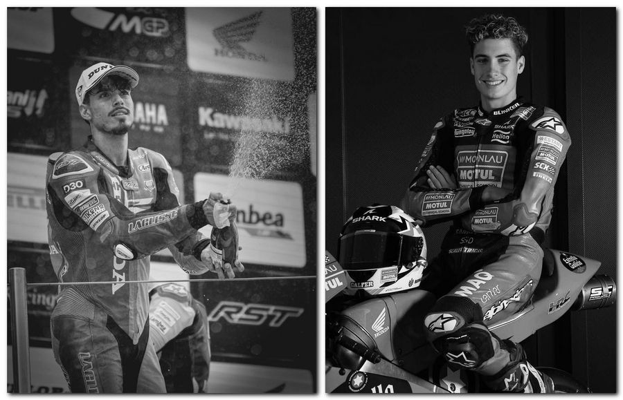 Borja Gomez (left) and Pau Alsina Marc Marquez, emotional speech at the FIM Gala:
