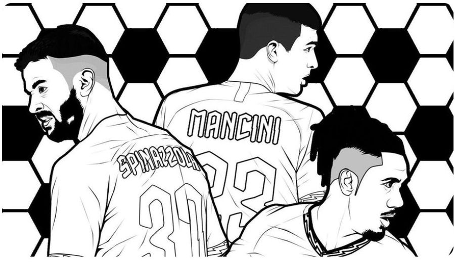 Nice idea for announcing the starters in the game with Como » What AS Roma put in place of the players' pictures!