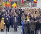 Iuliana Scântei at the Arc de Triomphe parade PHOTO Mediafax