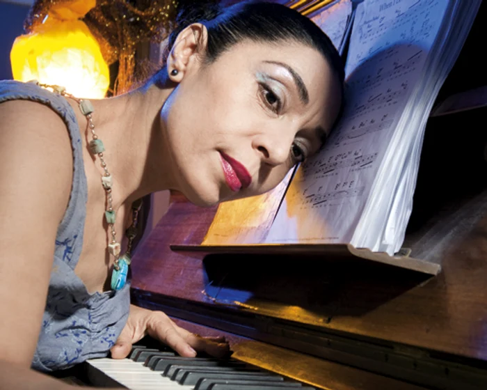 Anca Parghel, una dintre cele mai cunoscute cântăreţe de jazz din România FOTO: Arhivă