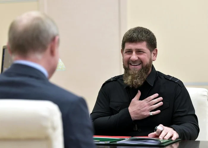 Chechen leader Ramzan Kadîrov and Vladimir Putin PHOTO: EPA EFE