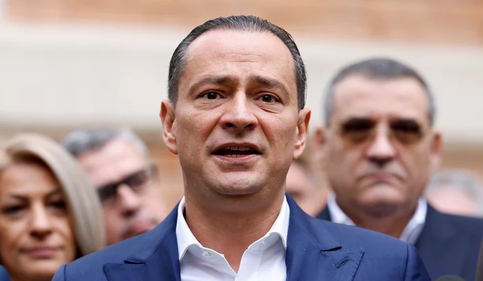 The PSD candidate for the Capital City Hall, Daniel Băluță. PHOTO: EPA-EFE