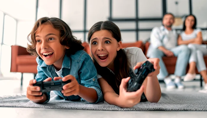 children playing