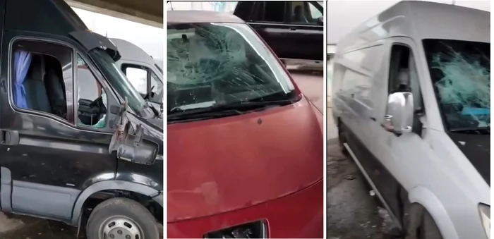 Cars vandalized at Târgu Jiu 