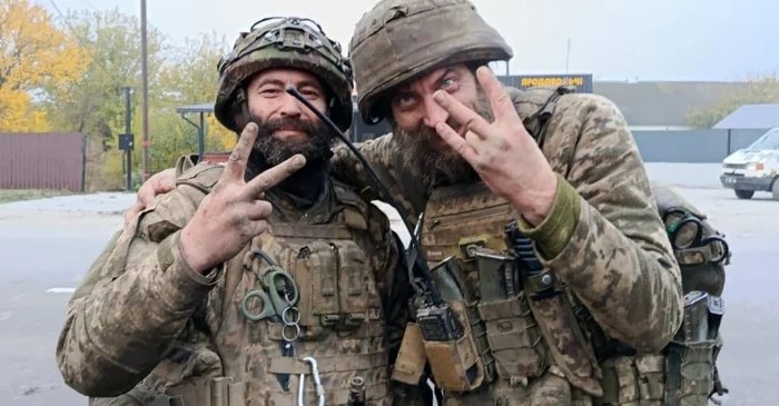 Oleksandr Tishayev and Oleksandr Aliksieienko have been in front-line positions for 165 days/FOTO:X