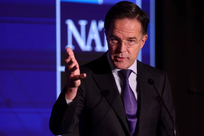 The Secretary General of NATO, Mark Rutte PHOTO Inquam Photos / Octav Ganea