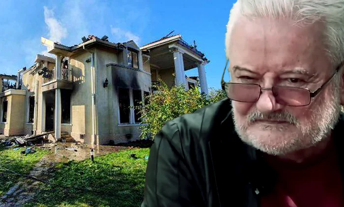 Irinel Columbeanu's villa was destroyed by a fire PHOTO: archive, the truth