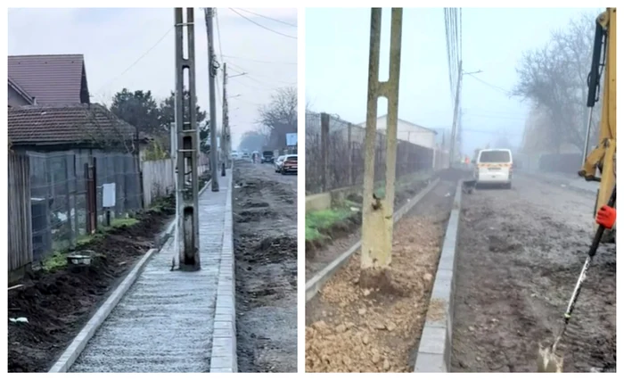 Poles on the sidewalk PHOTO video capture 