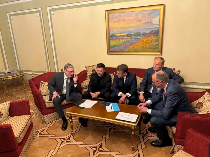 Meeting of European leaders with Volodymyr Zelensky/FOTO:X
