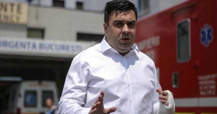 The former Minister of Transport, Răzvan Cuc. PHOTO: Inquam Photos/George Călin