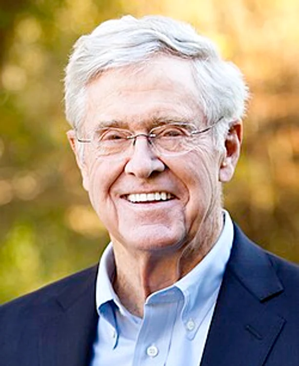 Charles Koch, one of the brothers who inherited his father's company PHOTO: X/@MikeMcClur69771