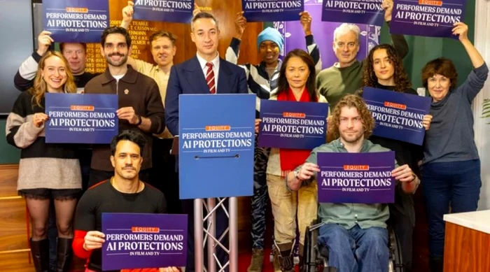 British actors feel threatened by AI. PHOTO: Equity