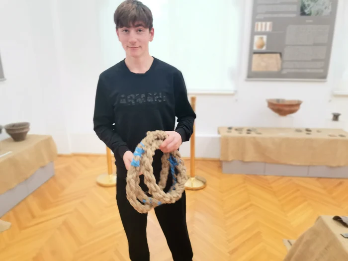 The student who amazed his colleagues and teachers PHOTO: A. Mitran
