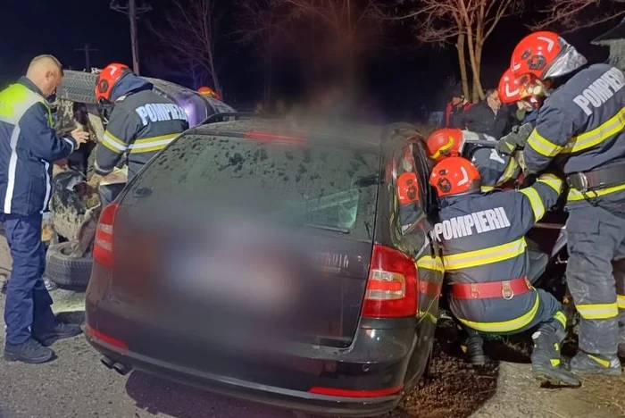 Serious accident in Bacău county PHOTO: ISU