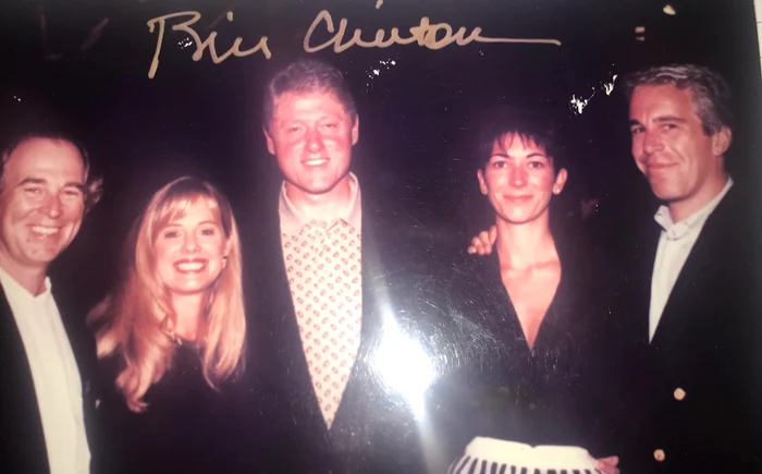 Bill Clinton often appears next to Epstein in documents released by the Department of Justice PHOTO: X