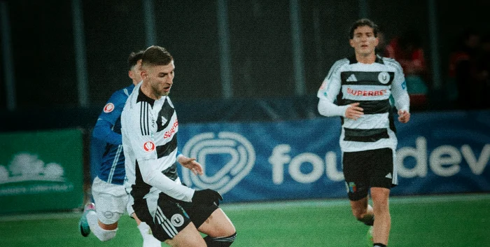 Jovo did his job in front of the goal PHOTO Facebook FC Unviersitatea Cluj