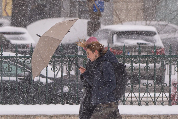 ANM announces snowfall for Christmas. PHOTO: Mediafax