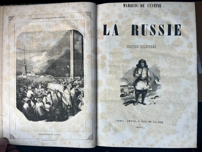 Custine's books are back in the present. PHOTO: Adrian Papahagi