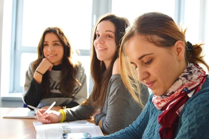 girls learning