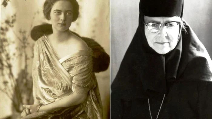 Princess Ileana, in her youth and in monastic clothes/PHOTO: Archive