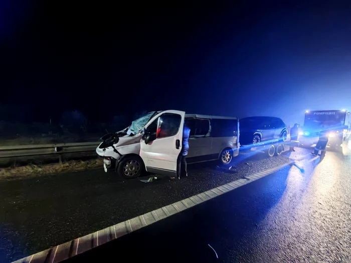 The accident took place on the A1. PHOTO FB Event Sibiu