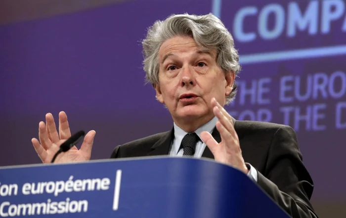 Thierry Breton, targeted by US sanctions PHOTO: EPA EFE