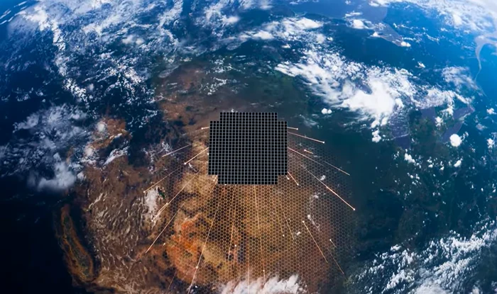 The satellite was successfully launched. PHOTO YouTube AST Space Mobile