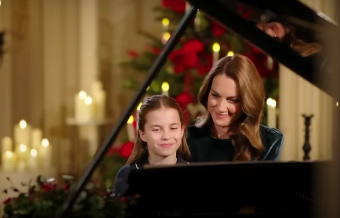 The Princess of Wales and her daughter PHOTO Video capture The Prince and Princess of Wales / Youtube 