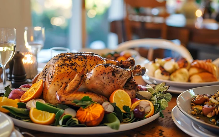 Leftover turkey after Christmas can be reused in many recipes. Source: Pixabay.com