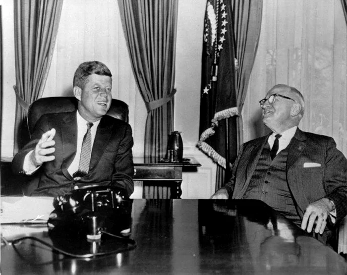 John F. Kennedy and Harry S. Truman/PHOTO: Reuters
