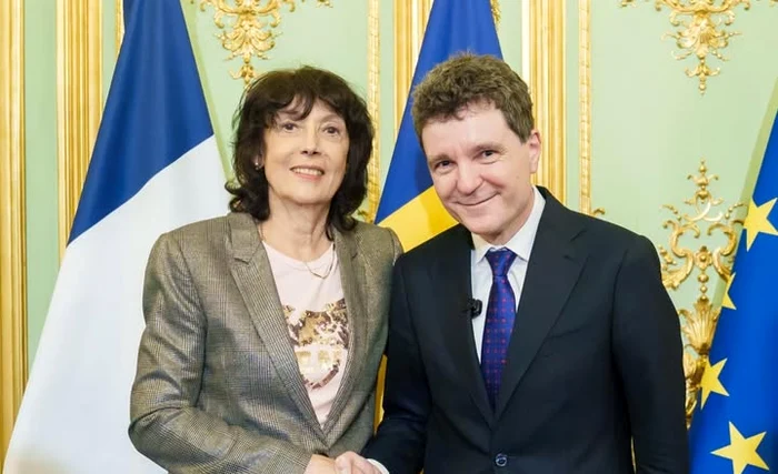 The President met with Virginia Ruzici. PHOTO Fb Nicușor Dan