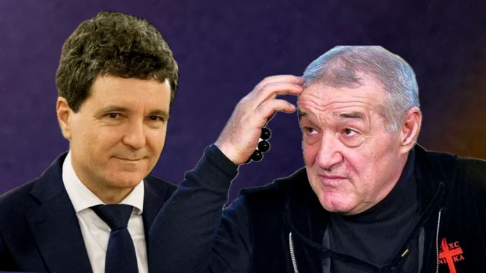 Gigi Becali outlined his position towards Nicușor Dan Foto/Collaj Mediafax-Inquam