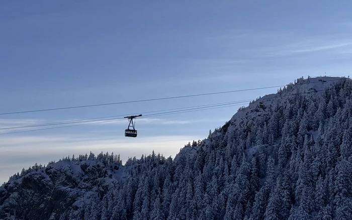 Cable car in Poiana Brașov. Photo: Info Turism Poiana Brașov. Facebook